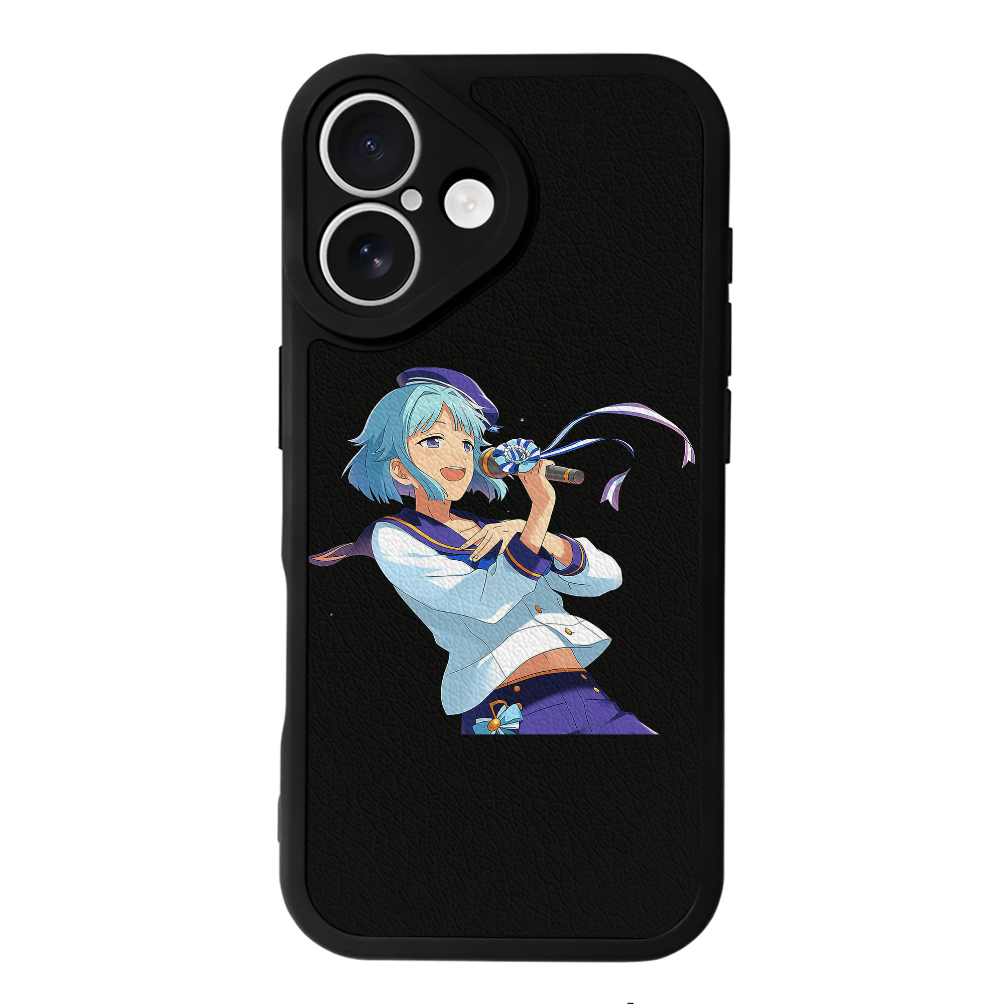 （画像用） あんさんぶるスターズ! Ensemble Stars 【iPhone 16シリーズ対応】シリコンスマホケース（レザー調） 材質：シリコン